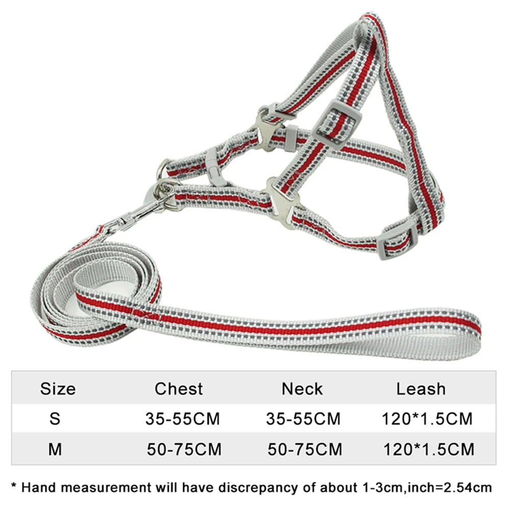 Светоотражающая Регулируемая нейлоновая поводок для собак прогулок питомцев
