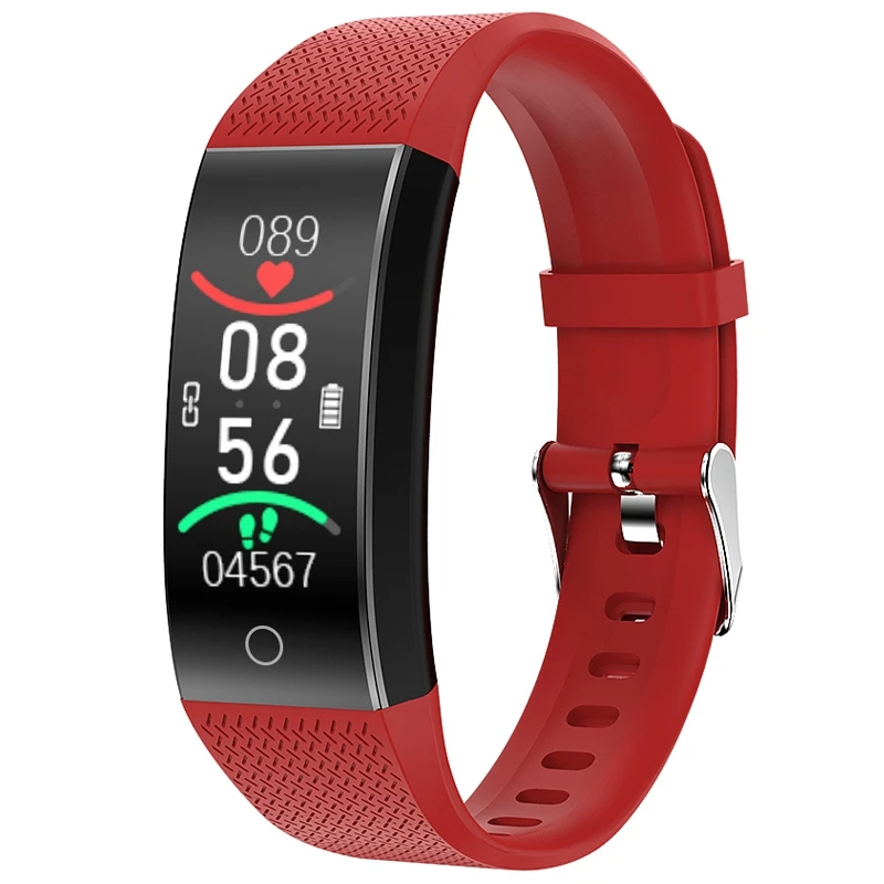 

QW18T Smart Temperature Watch Waterproof Heart Rate Bracelet Sleep Monitor for Huawei Xiaomi iPhone