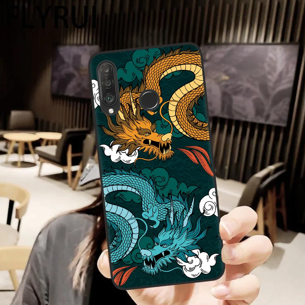 Чехол-накладка для Huawei P40 Lite E P10 P20 P30 Pro Mate 20 силиконовый противоударный | Мобильные