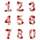 SHENHONG 81012 дюймов цифрами Трафареты ПЭТ Пластик торта на день рождения десерт инструменты для украшения кондитерских насадок нож для выпечки мешок