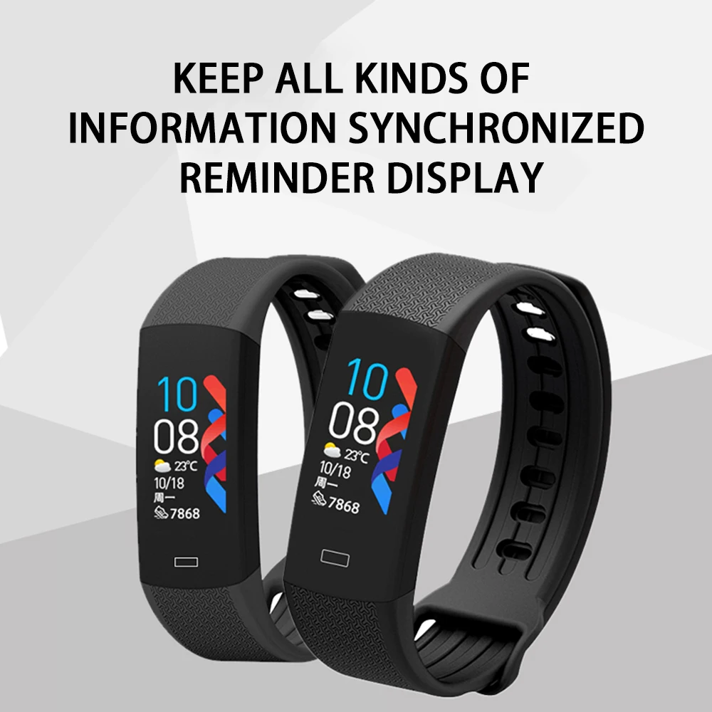 Фитнес трекер с пульсометром фитнес часы Смарт монитором сна для детей мужчин и