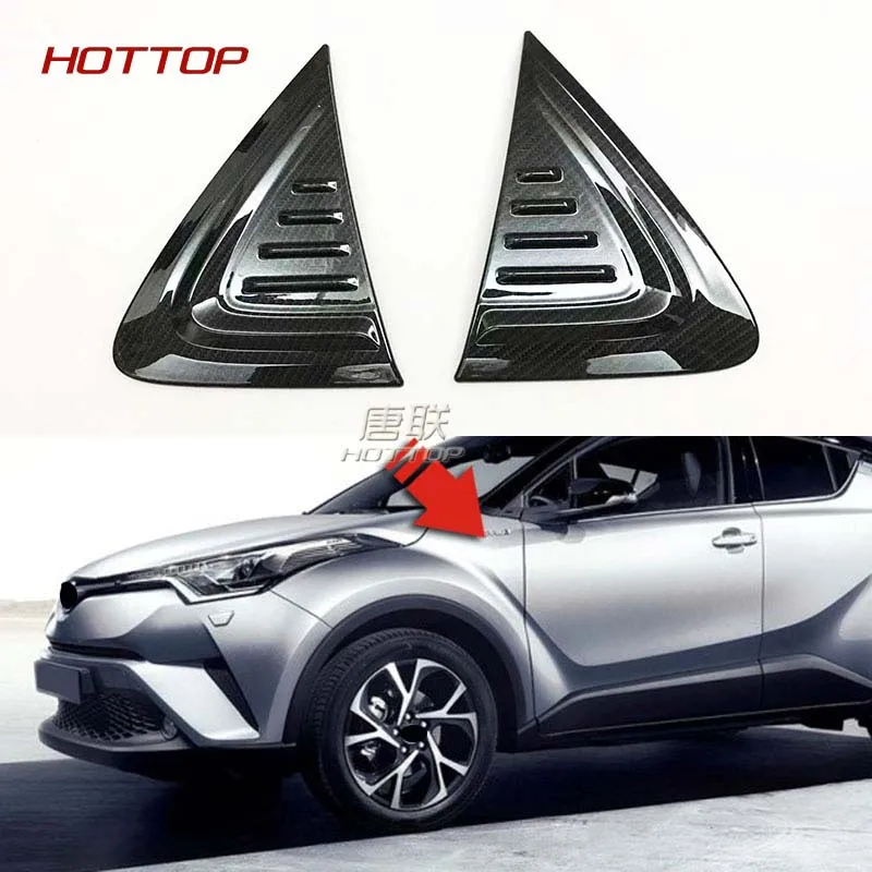 Боковое вентиляционное отверстие из углеродного волокна крыло крыла для Toyota C HR