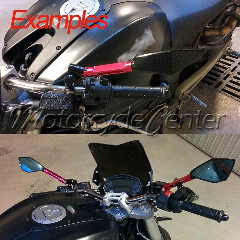 Универсальные алюминиевые боковые зеркала заднего вида с ЧПУ для Honda VTR400S NC700D NC750D