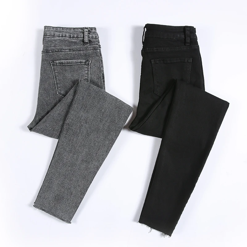 

Jeans for women 2021 New fleece-lined high waist heating slimming skinny pants high-looking tight fashion