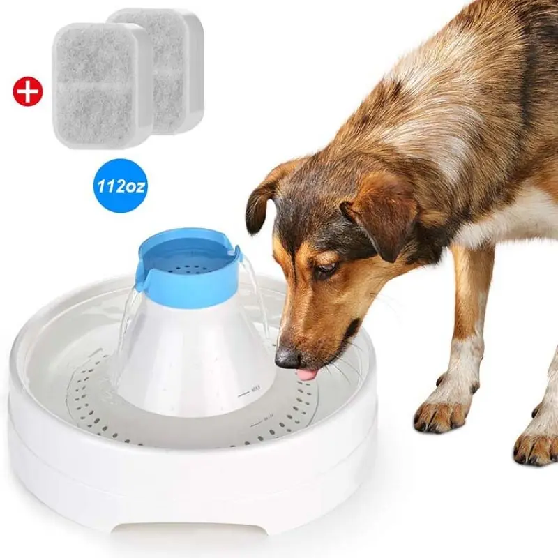 Pet Water Feeder And Automatic Water Dispenser Are Used For Cats And Dogs. Silent And Dry Burning Proof Design