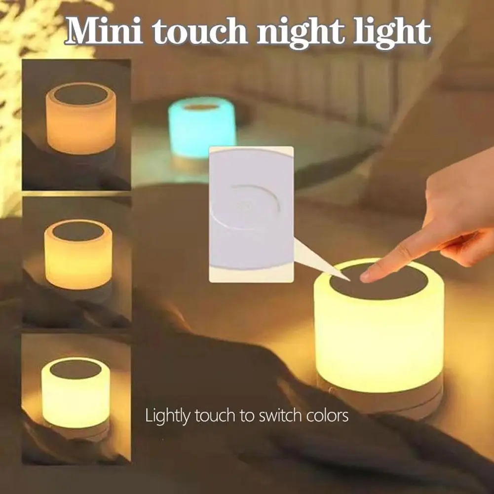 

Светодиодный ночник с USB-зарядкой, яркий ночник с датчиком освещения, прикроватная лампа для спальни, гостиной, светильник льник