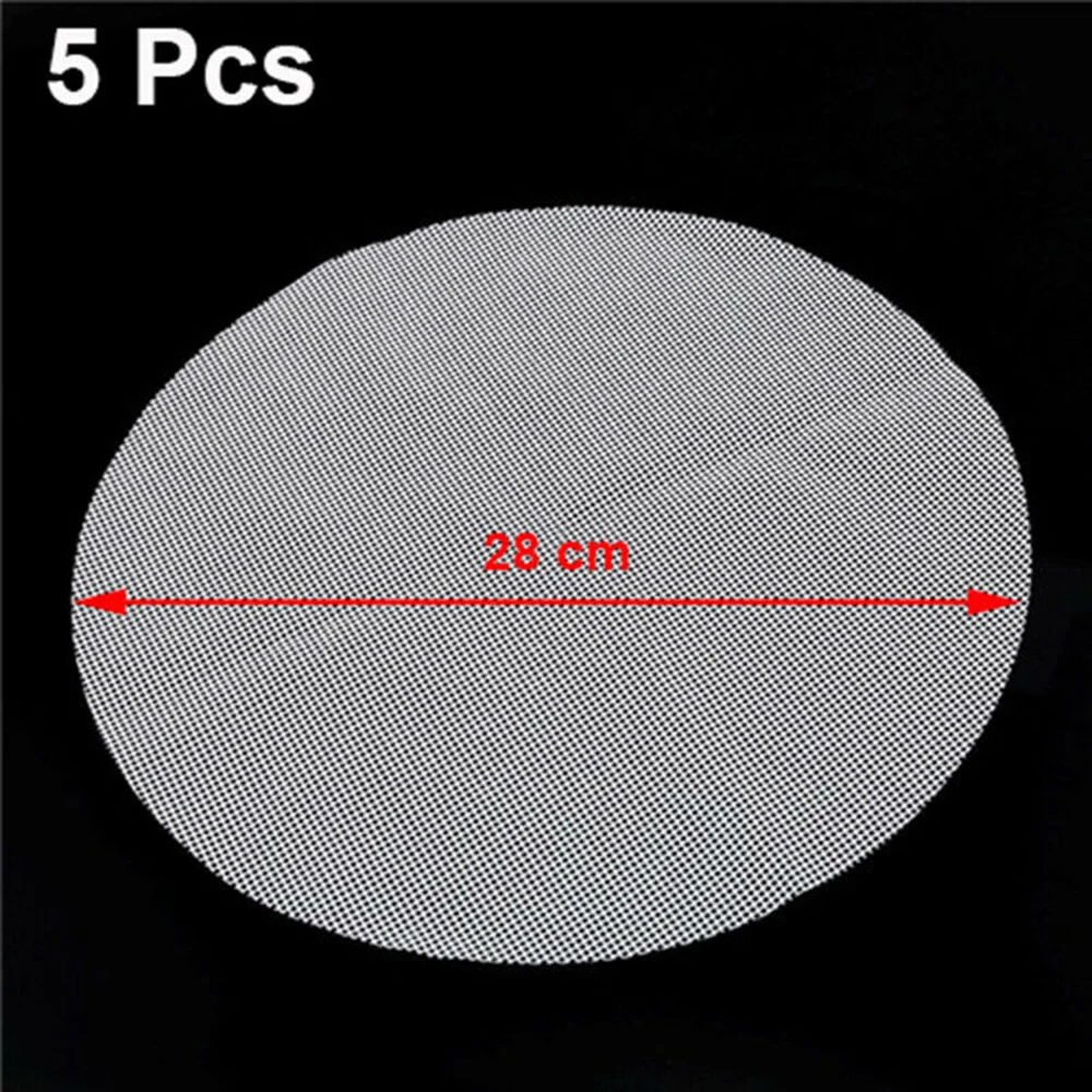 

5Pcs 20/24/28/32cm Kitchen Non-Stick Silicone Steamer Mesh Round Pad Reusable Dumplings Mat Baking Pastry Tools Stocked Safety