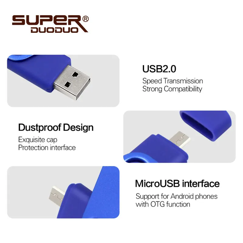 Usb 2,0 флеш-накопитель 4 ГБ 8 ГБ 16 ГБ флеш-накопитель 32 Гб usb карта памяти 64 Гб OTG металлический usb флеш-накопитель для телефона