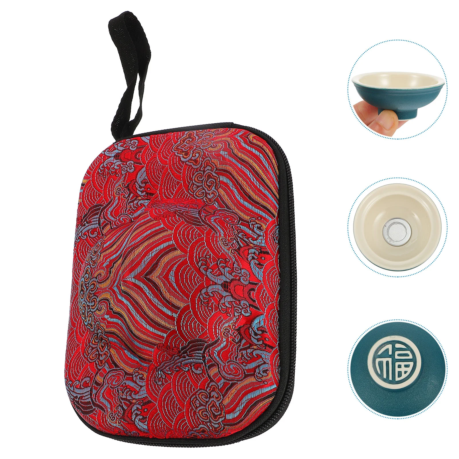 

1 Набор, дорожный чайный набор, портативный чайный сервиз, керамический чайный сервиз для дома