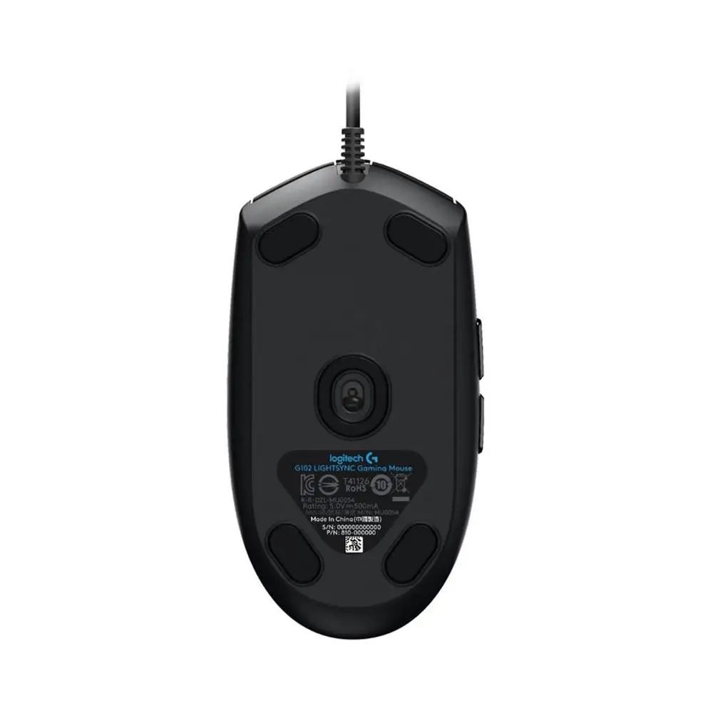 Мышь LOGITECH G102 LIGHTSYNC игровая оптическая проводная USB черный [910-005823] | Компьютеры и