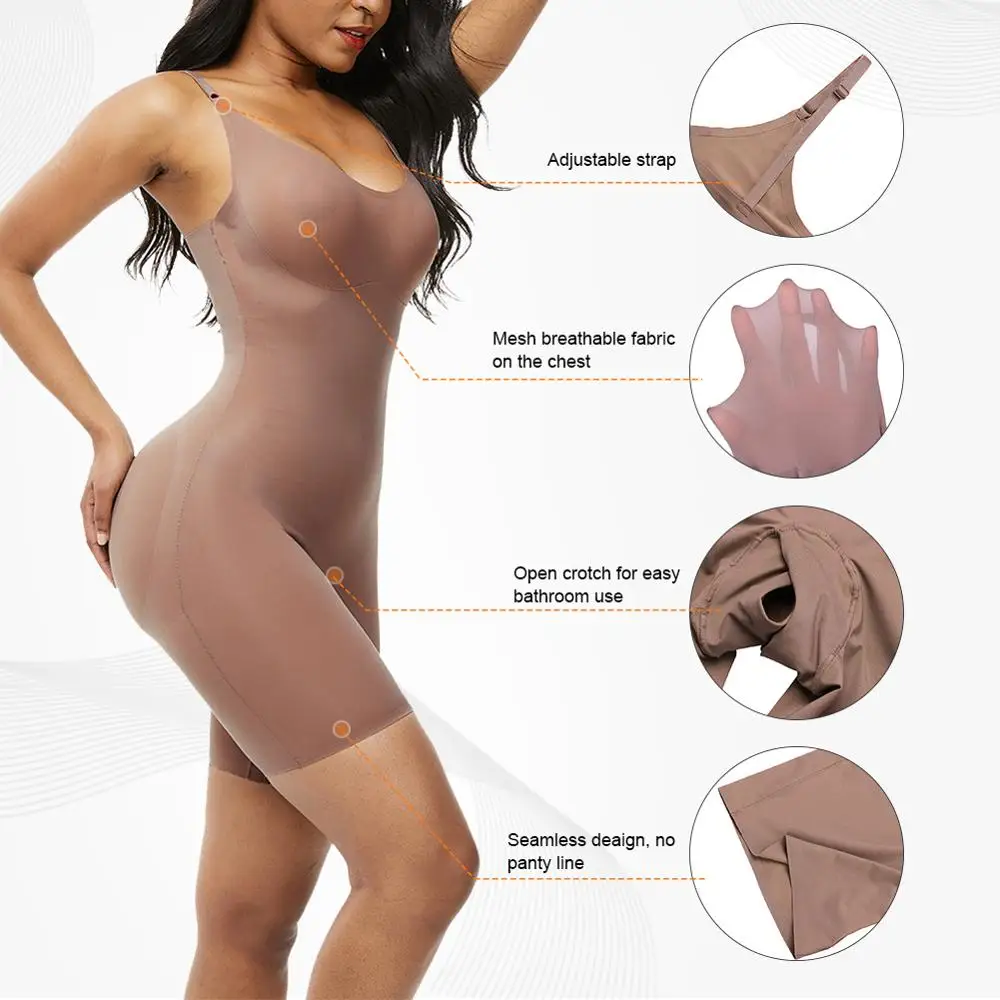 

2020 New Arrival Adjustable Straps Big Size Body Shaper Hiding Tummy Fats Women Body Shaper Corset