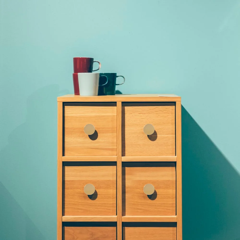 4 шт. мебельные ручки круглый латунный Мебельная ручка ящика Тянет дверная для