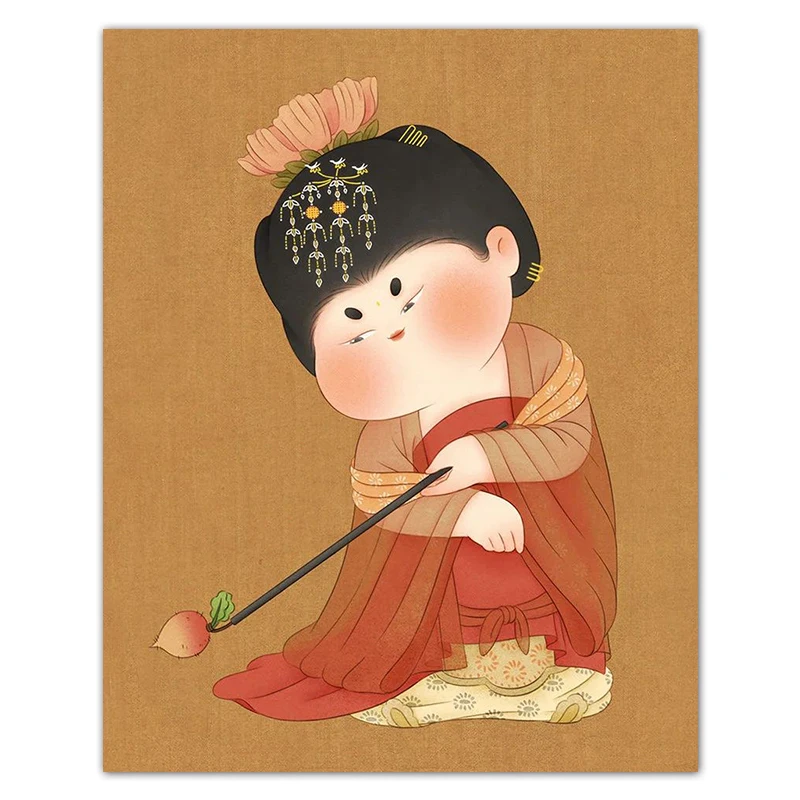 

Алмазная 5D Вышивка «сделай сам» с милой девушкой из мультфильма классическая круглая полноразмерная Алмазная вышивка крестиком Стразы моз...