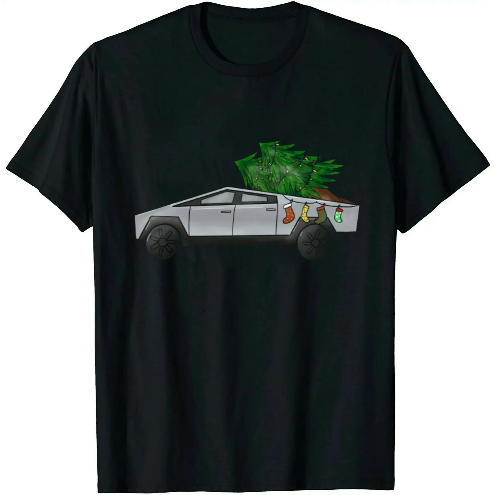 

Cybertruck Cyber Truck Graffiti Future Esthetic T-shirt Full Size Mode Man Tee