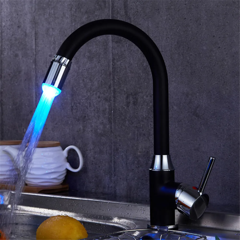 НОВЫЙ Температурный контроль водопроводный кран RGB светящийся насадка для душа с