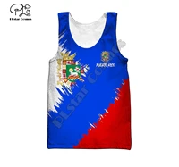 plstar cosmos puerto rico national emblem flag culture 3d print new fashion summer tank top for menwomen casual beach vest p38