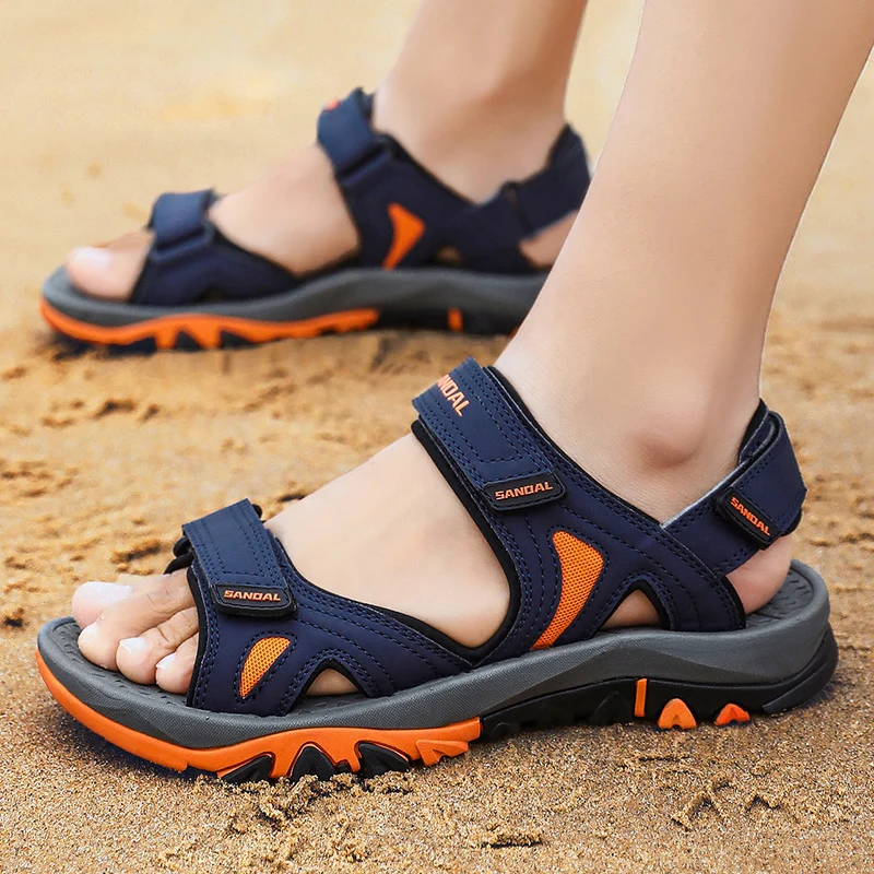 Mens Sandals Summer Breathable Outdoor Walking Men Shoes Lightweight Gladiator Male Beach Sandals For Man Water Footwear сандали
