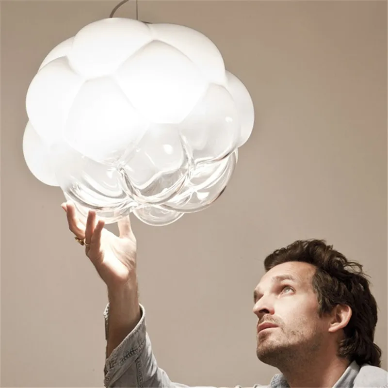 Современные стеклянные подвесные светильники для ресторана простой бар