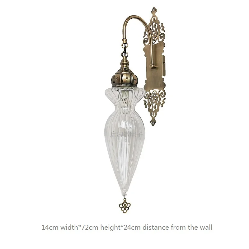 

Настенный светильник KEYSMICRO из стекла и бронзы