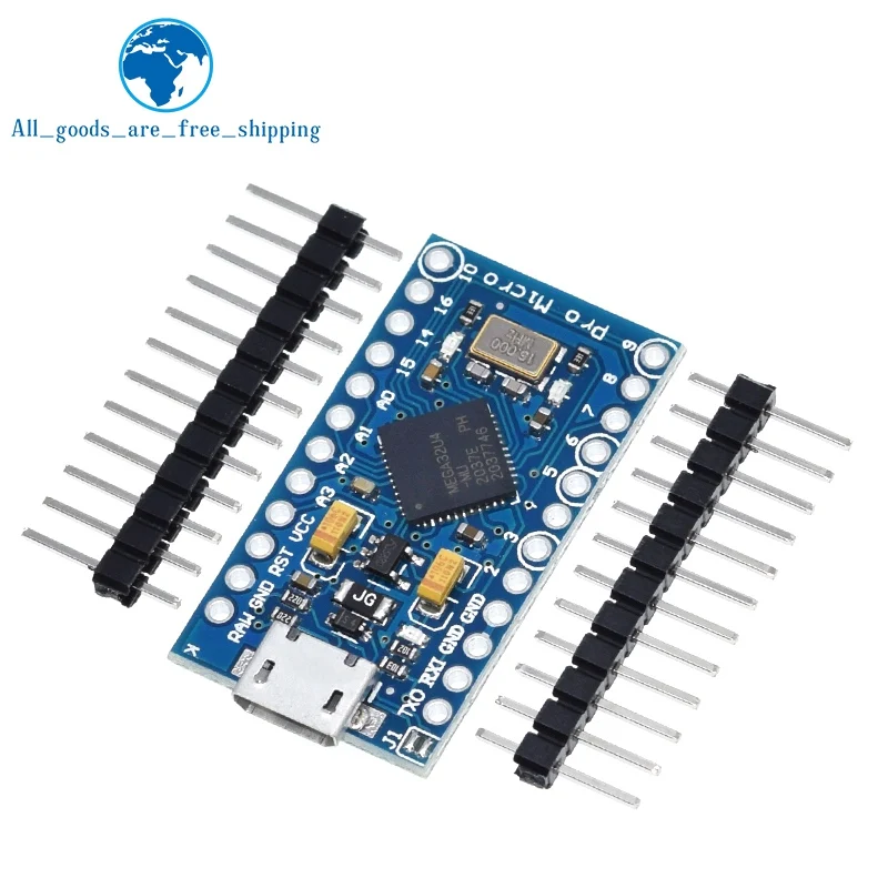 Завеса Pro Micro ATmega32U4 5V 16 МГц заменить ATmega328 для Arduino Mini с 2 Row штыревые Leonardo Usb