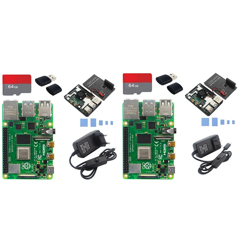 Billig Für Raspberry Pi 4 Modell B 4GB RAM BCM2711 Quad Core Cortex-A72 V8 1,5 GHz 2.4/5,0 GHz WIFI Bluetooth 5,0 RPI 4B