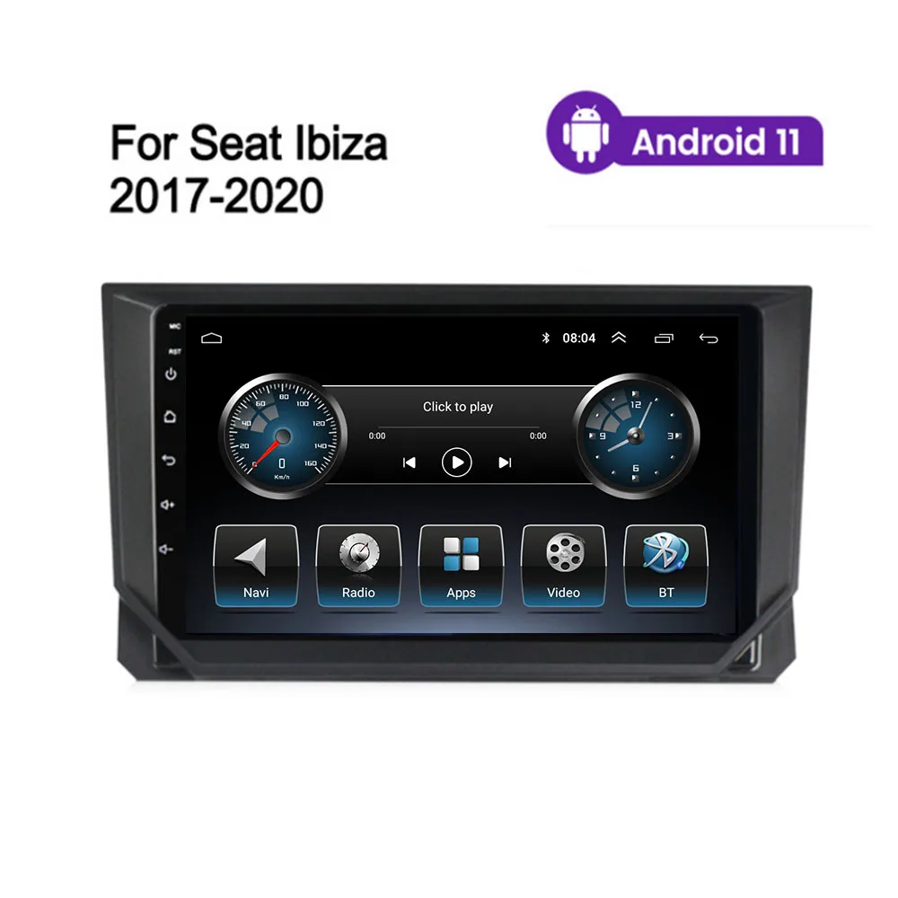

Автомагнитола для SEAT Ibiza, мультимедийный видеоплеер с навигацией, GPS, Android, 2din, 2 Din, Dvd, 2017, 2018, 2019, 2020, 2021