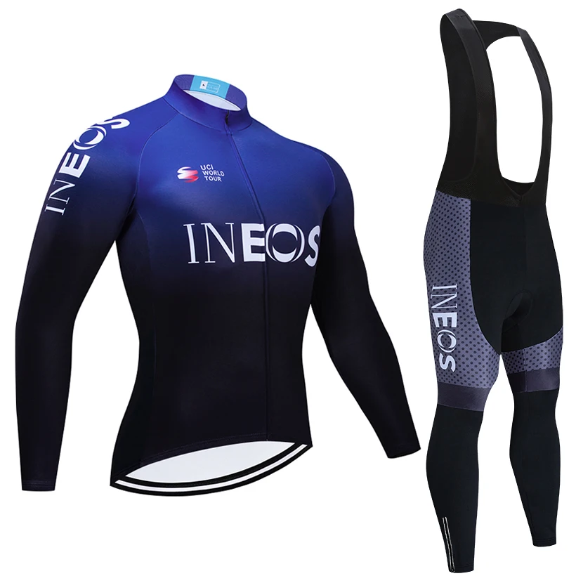 

Winter 2021 TEAM ineos cycling jersey 20D bike pants Ropa Ciclismo Thermal fleece pro bicycling wear Maillot Pants clothing