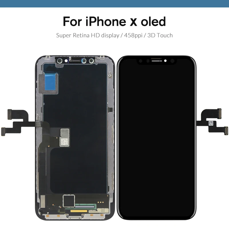 5 шт. AMOLED экран для iPhone X XS XR ЖК-дисплей OEM Оригинальный сенсорный дигитайзер в