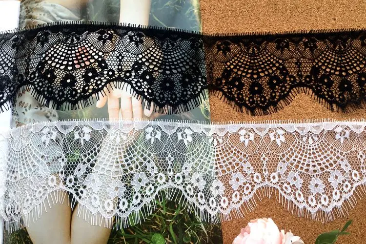 6 м/лот кружевная отделка для ресниц маленький цветок ткань ручной работы DIY