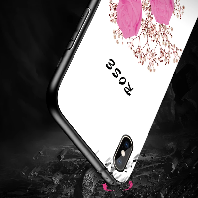 Чехол в виде светящегося стекла для iPhone 6 6s 7 8 Plus чехол телефона УФ-светильник