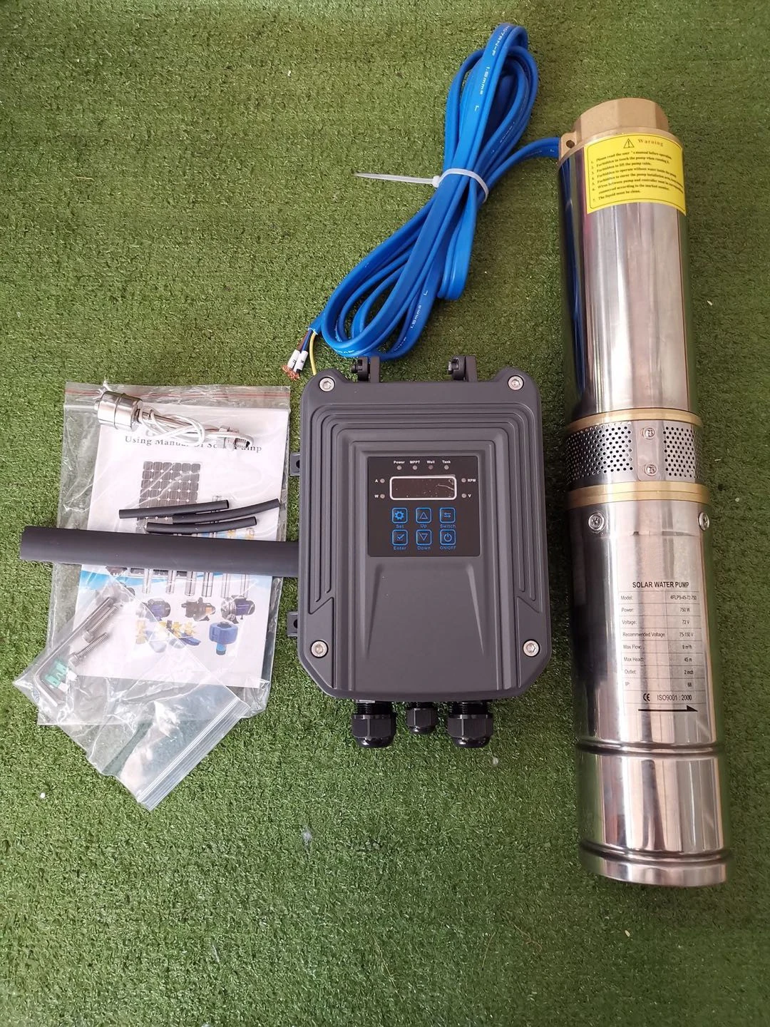 Водяной насос на солнечной энергии 48 в мощный коммерческий для перекачки воды