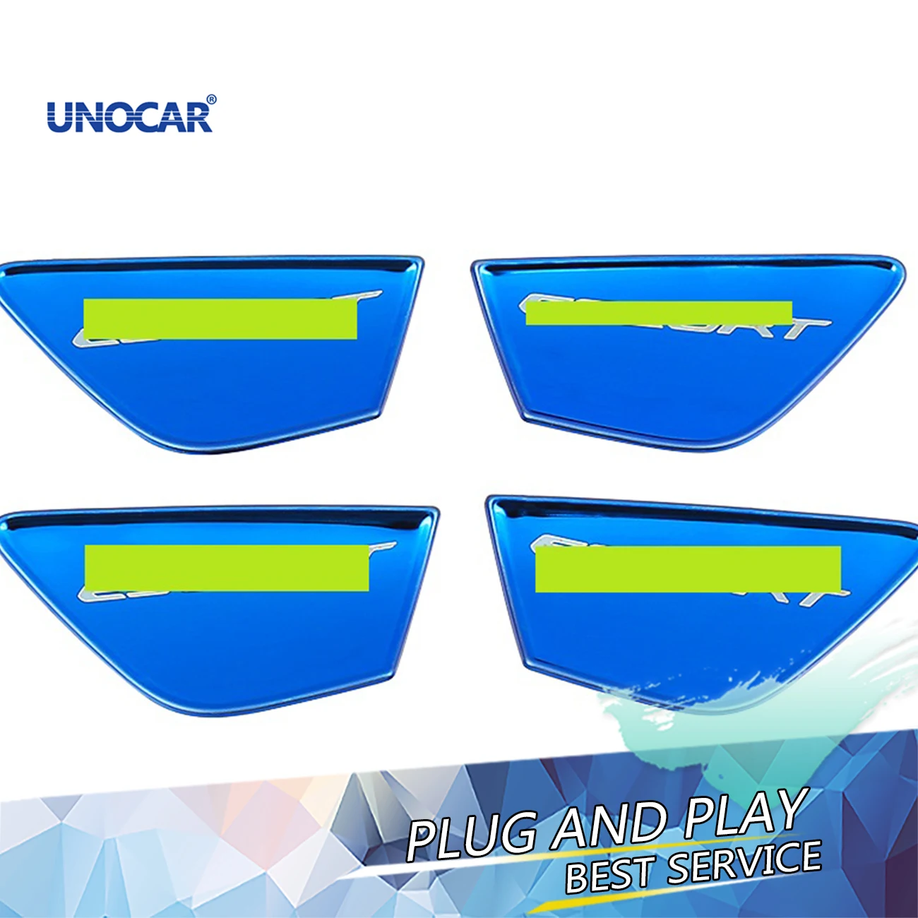 

Car Style For 15-20 Ford Escort Modified Door Interior Patch Modified Inner Door Bowl Frame Decorative Sequin Decoration