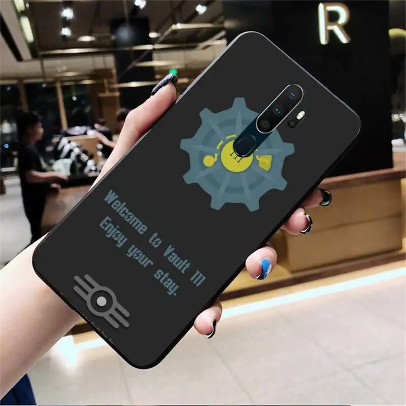 Fallout vault tec 111 Bling Cute чехол для телефона Oppo A5 A9 2020 Reno2 z Renoace 3pro Realme5Pro | Мобильные