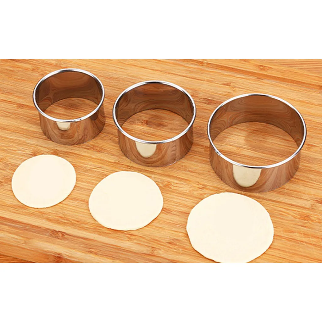 Dumpling Wrappers Maker Taco Mould Pastry Tools Stainless Steel Wraper Pie Ravioli Dough Cutter Kitchen FH5 | Дом и сад