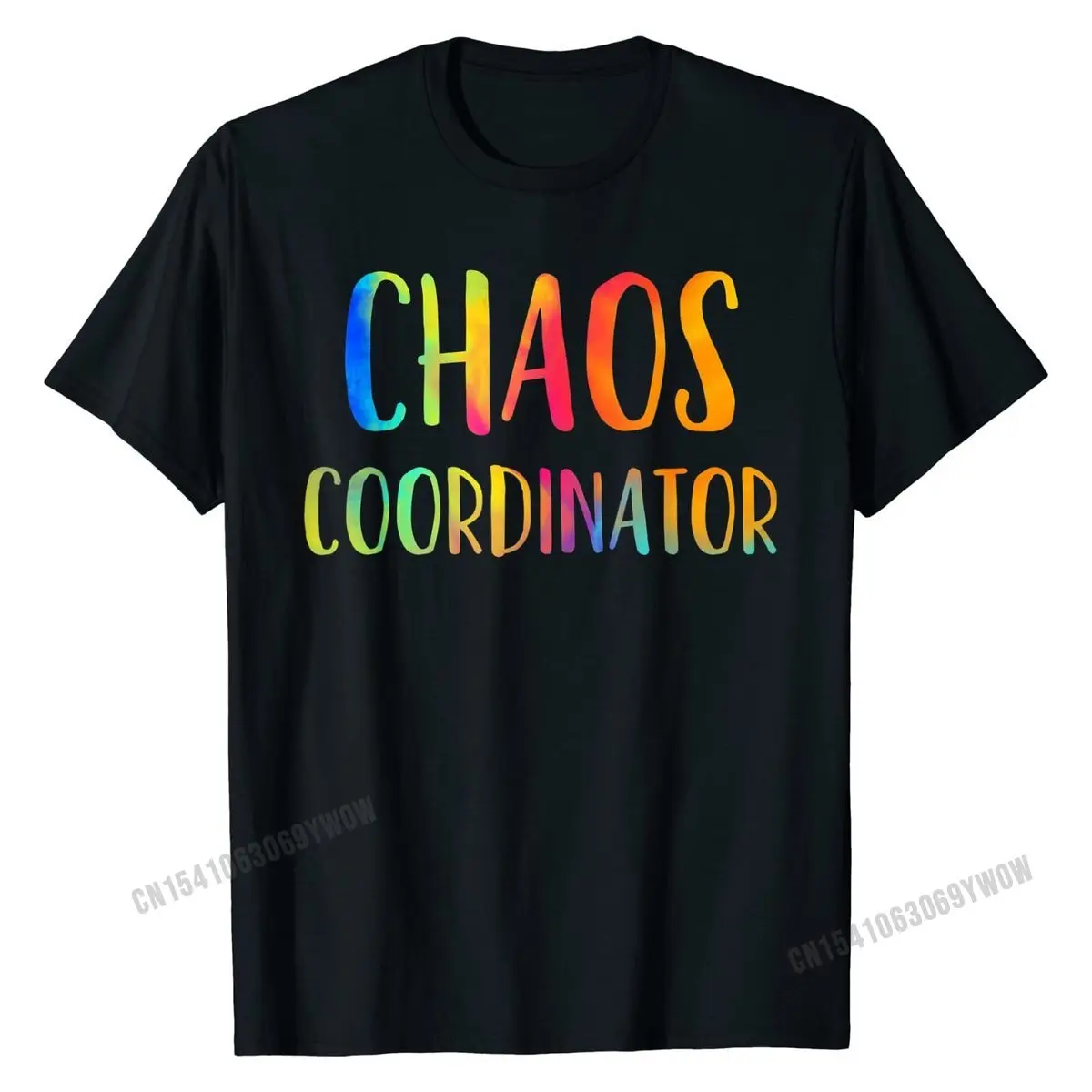 Chaos Coordinator Funny School Teacher Appreciation Gifts T-Shirt T Shirt Slim Fit Family Cotton Men Tshirts Party