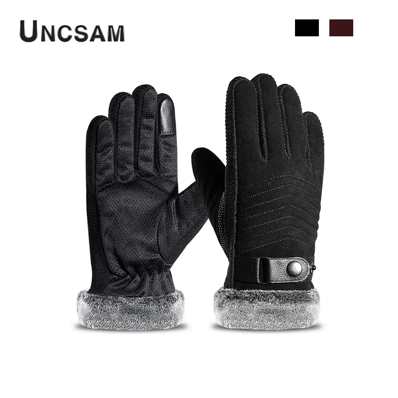K 01 Мужские Зимние перчатки для катания на мотоцикле из свиной кожи ветрозащитные