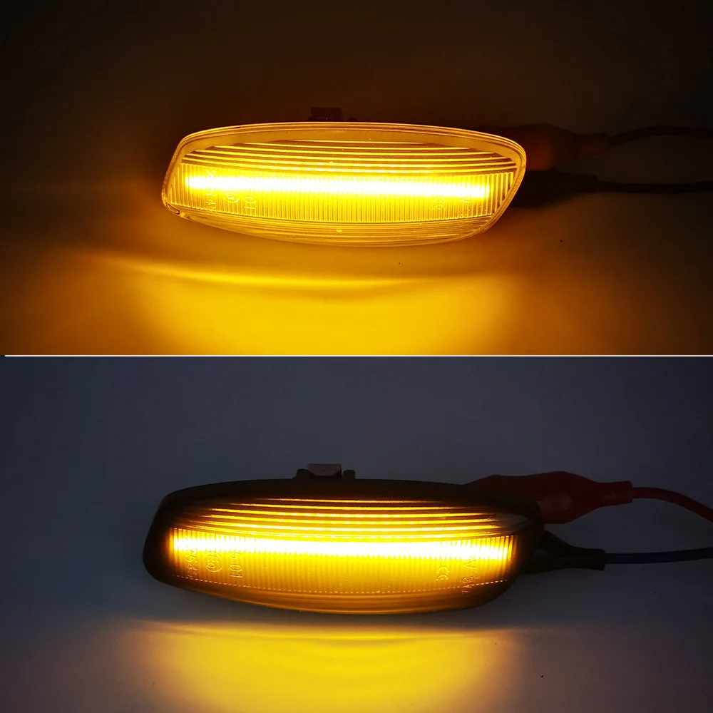 

2Pcs Dynamic LED Side Marker Lights Turn Signal Light Blinker For Citroen C3 C4 C5 DS3 DS4 For Peugeot 207 308 3008 5008 RCZ