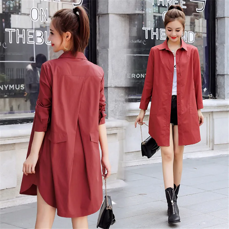 Тонкий женский тренчкот весна-осень 2021 Повседневная ветровка верхняя одежда