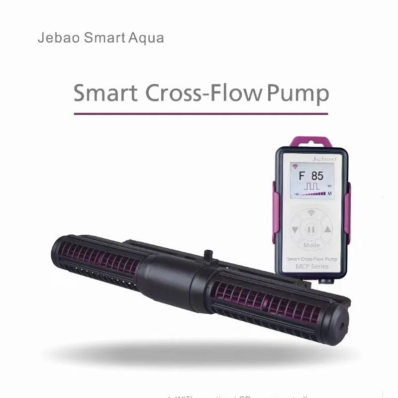 

New Jebao Smart Aquarium MCP Cross Flow Pump Liquid Crystal Display with WiFi Control Silent Cycle Wave Pump Surf Pump Flow Pump