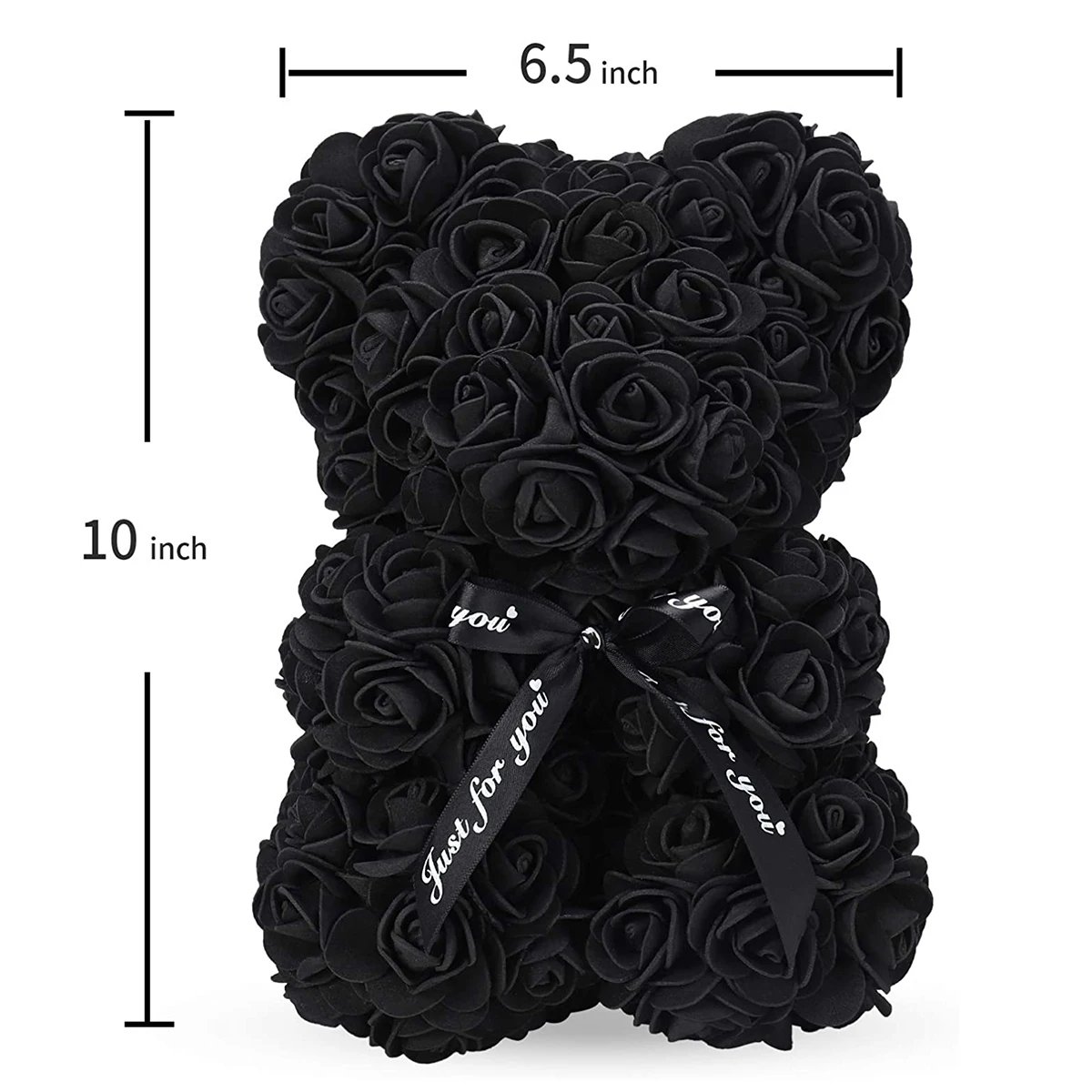 

Rose Bear Rose Teddy Bear -Artificial Rose Flower Bear, Gift for Valentines Day, Wedding, Mothers Day and Anniversary
