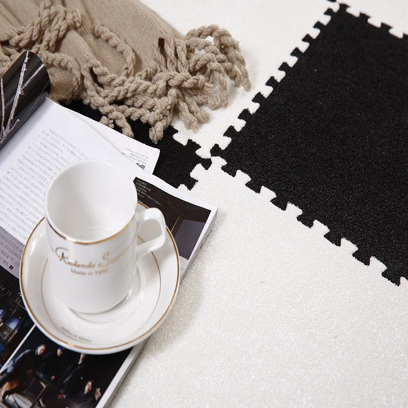 4 шт./компл. Детские EVA пены головоломки играть Розовый Мат/детские коврики