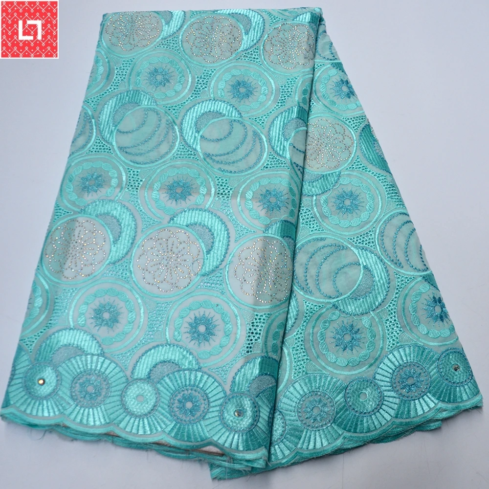 Легендарная голубая кружевная швейцарская вуаль для платья 5 ярдов сухое кружево