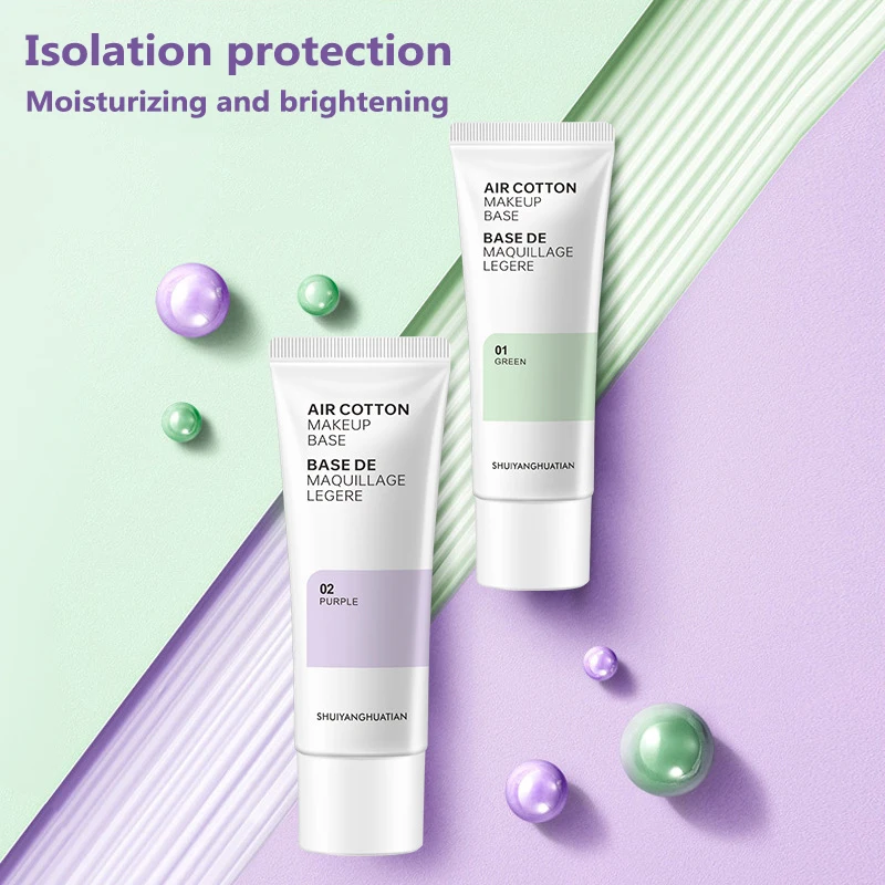 

2 Color 35ml Liquid Concealer Makeup Skin Primer Cream Face Corrector Waterproof Make Up Base Cosmetic Whitening face Foundation