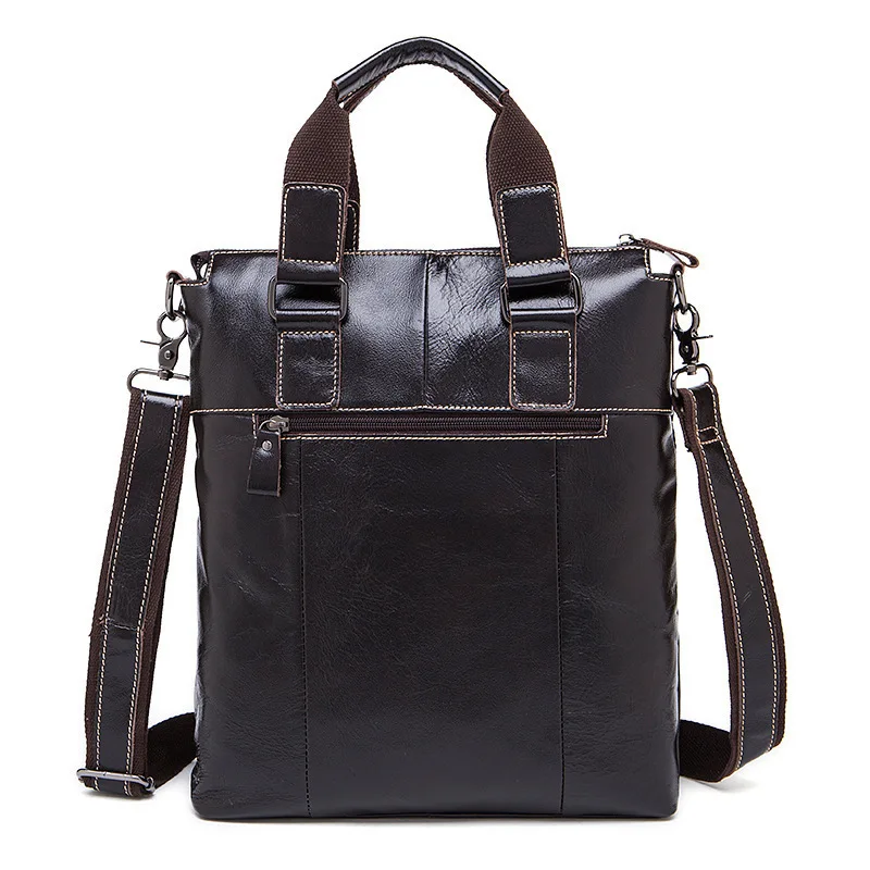 New Brand 2021 Male Genuine Leather Bag Diplomat Business Suite iPad Shoulder Cross | Багаж и сумки