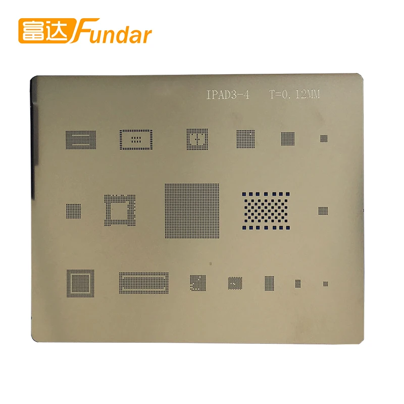 5pcs/lot full set ipad template NEW Dedicate Stencils For BGA Reballing Repairing Desoldering for iPad