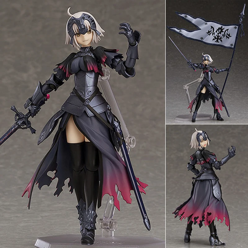 Аниме Fate Grand Order Мститель Жанна д 'Арк альтер линейка Figma 390 ПВХ фигурка Коллекция Модель Детские игрушки кукла 15 см - Цвет: 390