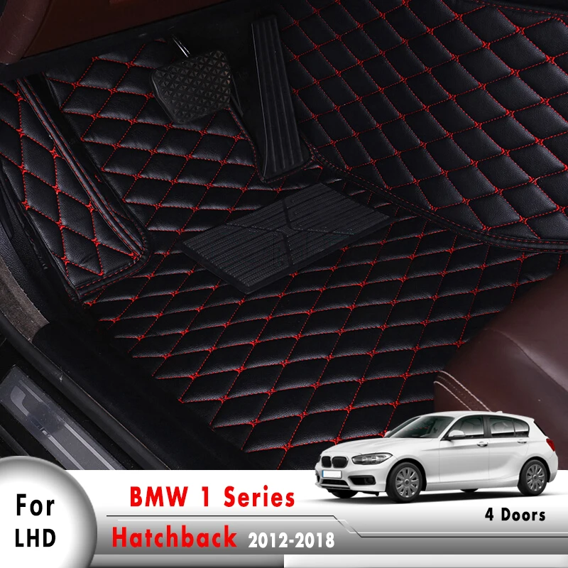 

Пользовательские автомобильные Чехлы кожаные автомобильные коврики для BMW 1 серии хэтчбек 4 двери 2012 2013 2014 2015 2016 2017 2018
