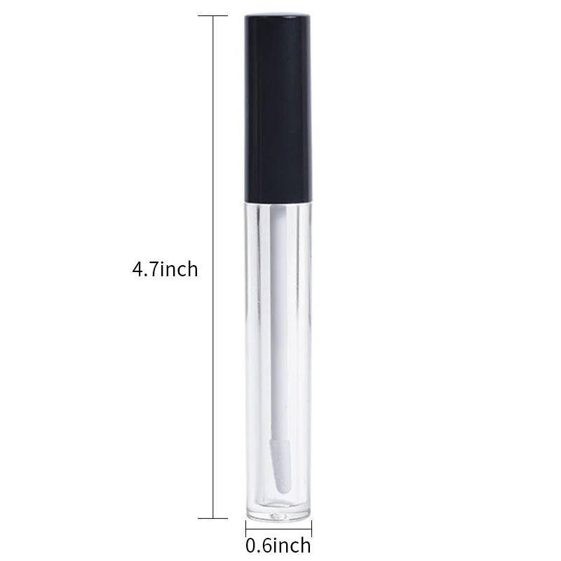 

5ml Empty Lip Gloss lip glaze Tube Eyelash Brush Container Lipstick Lipbalm Packing Makeup Tool Bottle 10pcs