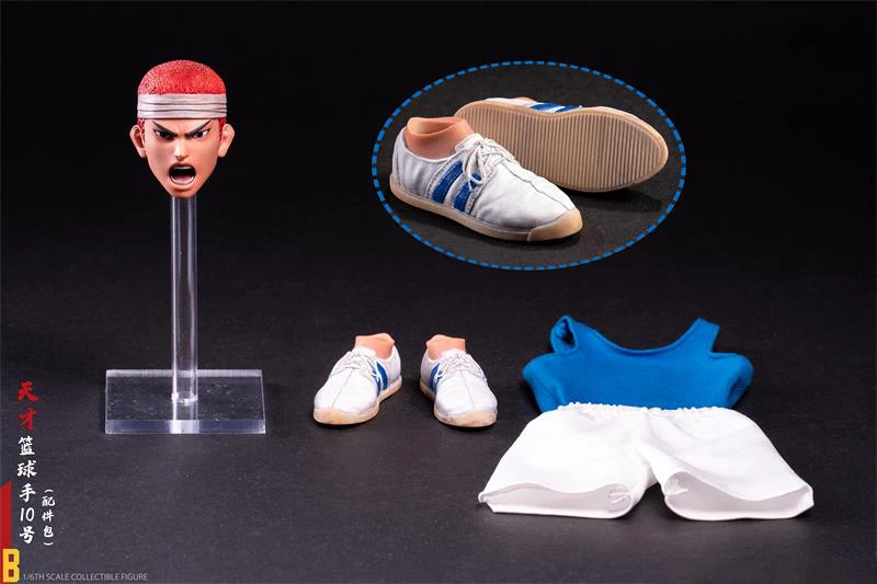 1/6-я модель Sakuragi баскетбольная суперзвезда Slam Dunk No 10 скульптурная одежда сумка