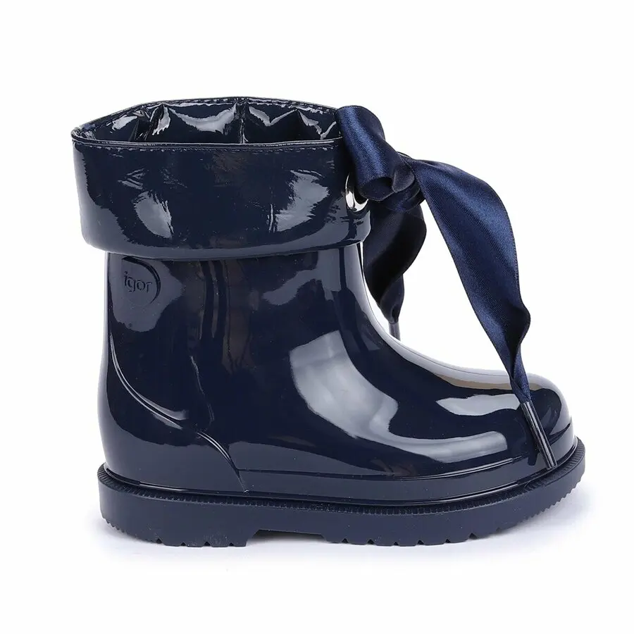 

Igor gor W10238 Bimbi Lazo Girl'S Waterproof Rain & Snow Boots Navy Blue